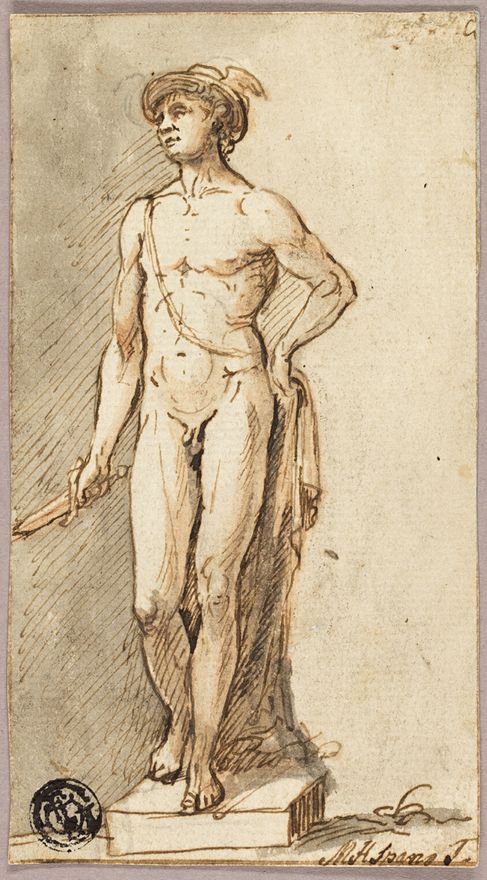 Statue of Mercury by Michael Henry Spang