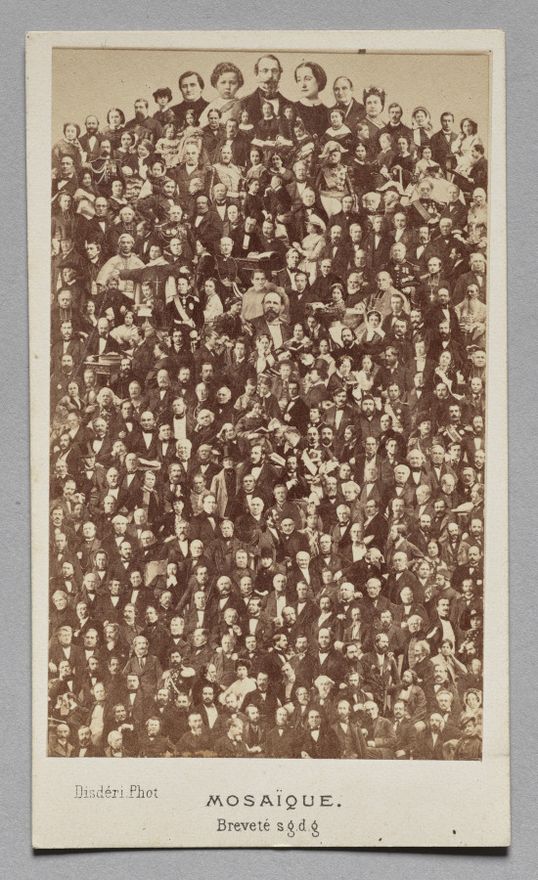 Mosaique: The Imperial Court of Napoleon III by André Adolphe-Eugène Disdéri