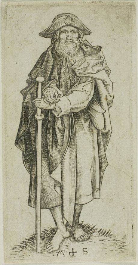 St. James Major, from Apostles by Martin Schongauer