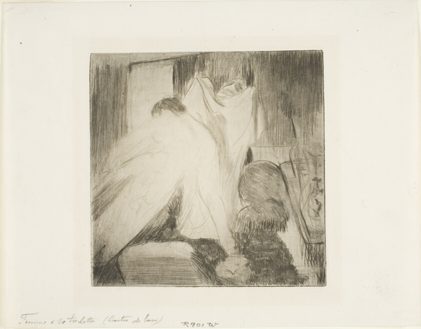 Leaving the Bath by Edgar Degas