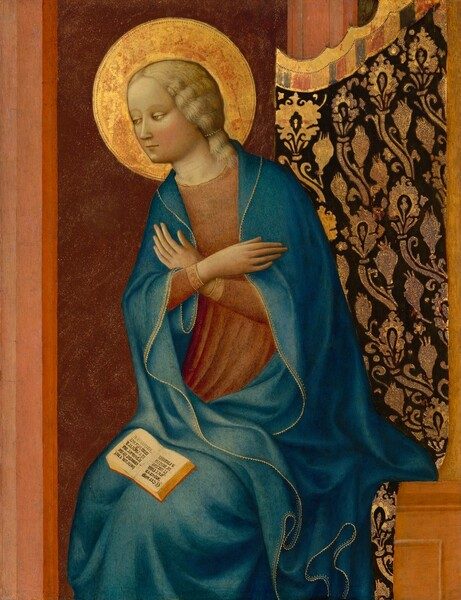 The Virgin Annunciate by Masolino da Panicale