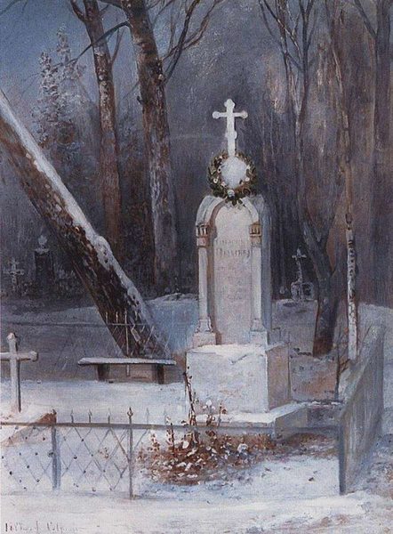 Grave by Alexei Savrasov